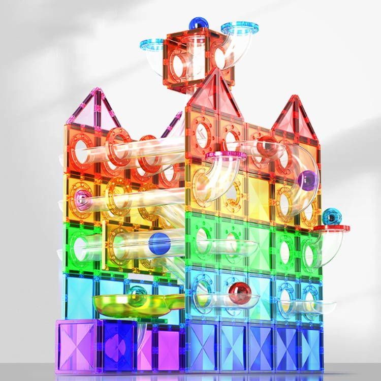 115 pcs 知育玩具 キッズ 磁気おもちゃ 155 立体パズル クリア マカロン 磁石 積み木 マグネットブロック マグビルド パネル 幼児 こども ギフト お祝い dzdx 6534 安全基準対応 手先訓練