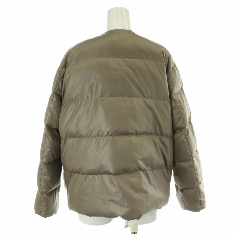 ベイジ BEIGE CREMYLL ダウンジャケット 中綿 ノーカラー