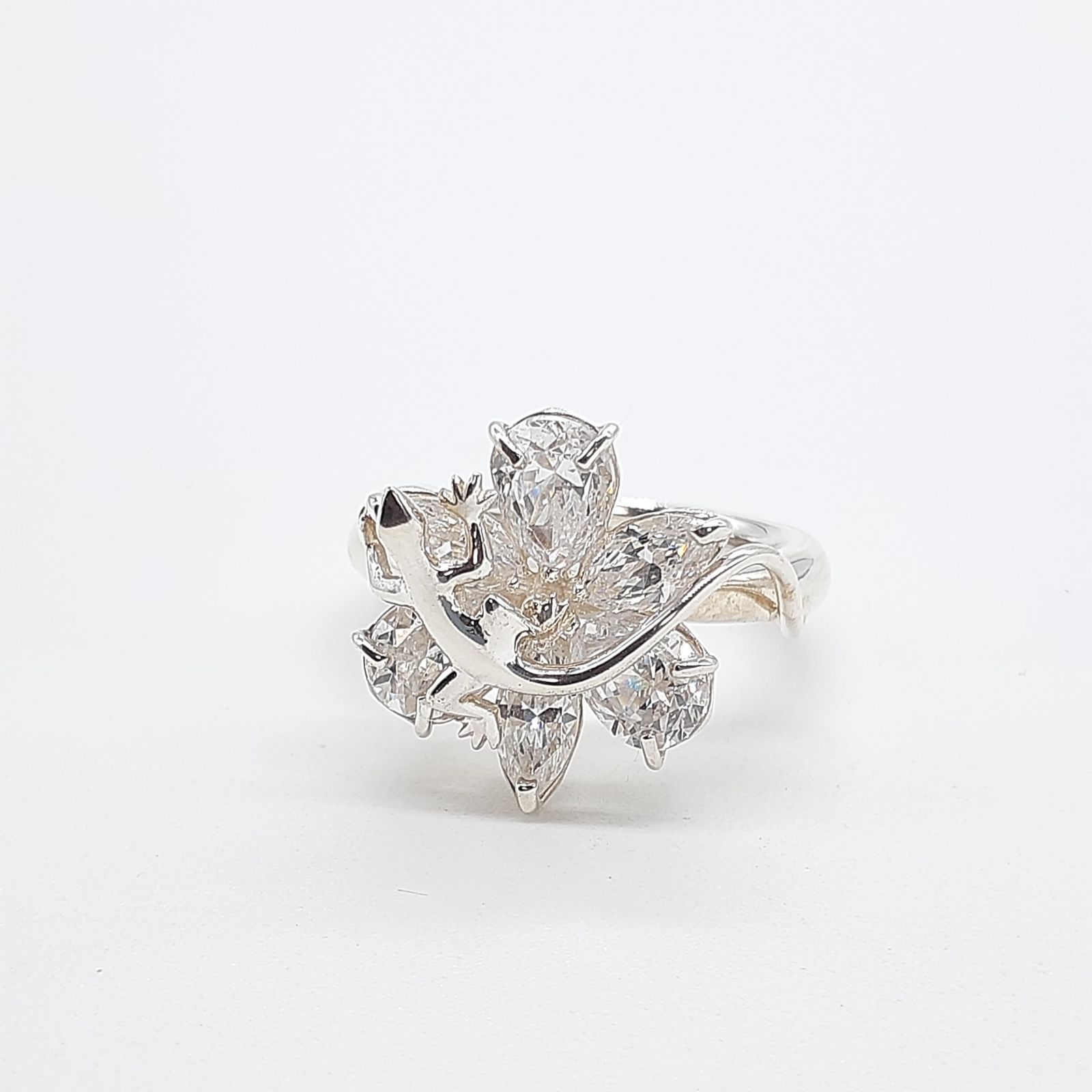 IMPRESSE インプレッセ リング シルバー SILVER 925 トカゲ ジルコニア