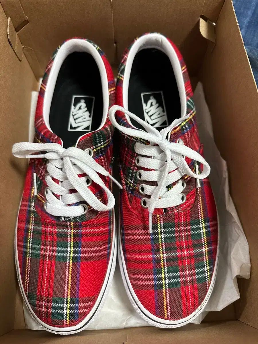 【雷市場（ポンジャン）商品韓国直送】 VANS(バンズ) レッドチェッカーボード 270