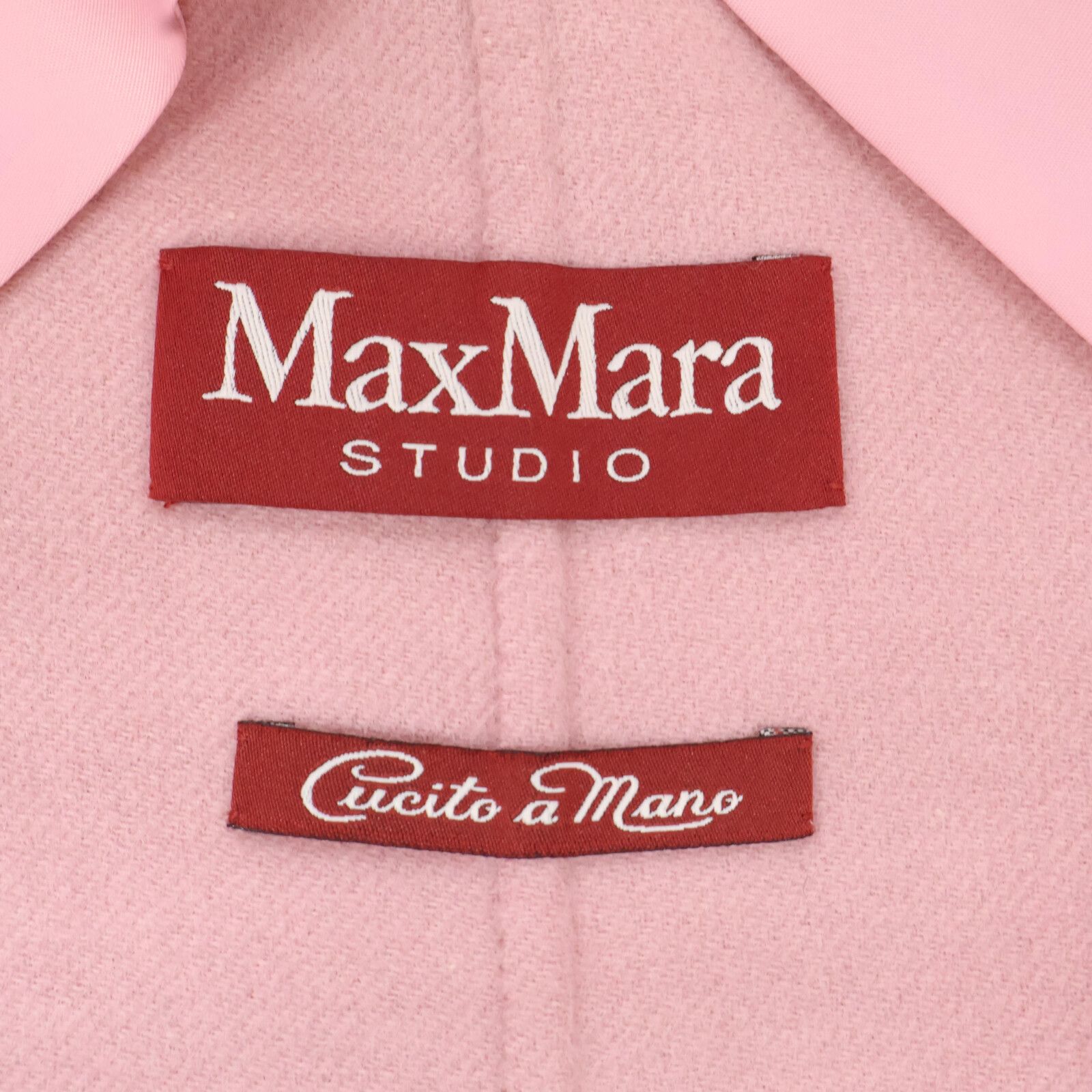 MAXMARA STUDIO マックスマーラスタジオ ピンク ウールカシミヤ混 クチート MAXMARA STUDIO マックスマーラスタジオ ピンク ウールカシミヤ混 クチート