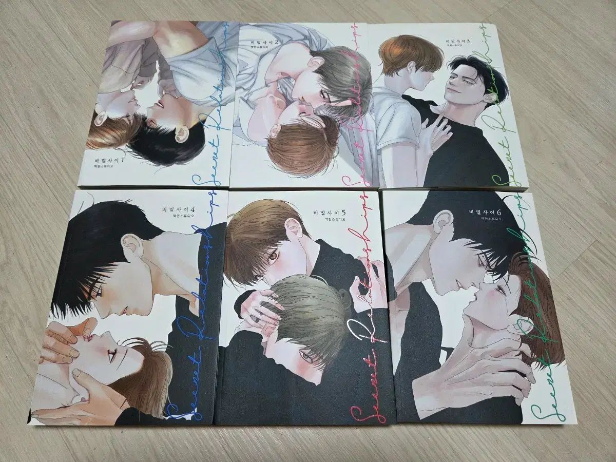 bl ウェブトゥーン 秘密の間柄 1 ー 6 巻 マックイーンスタジオ キャラクターカード 含む