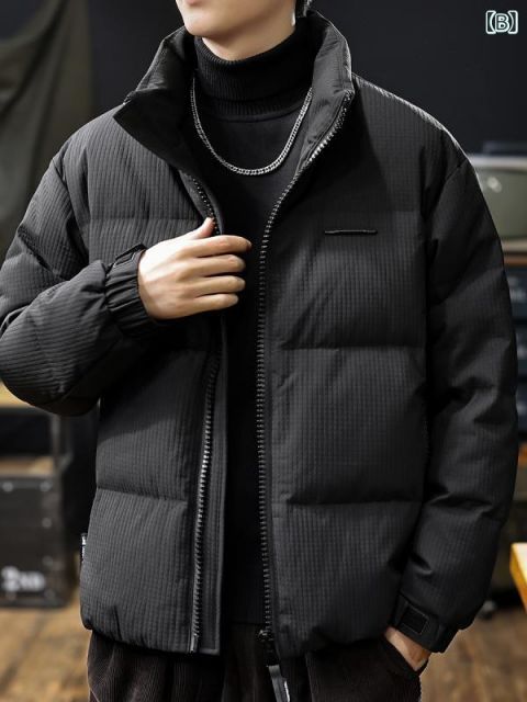 M 秋冬 コーデ メンズ 服 シンプル ファッション オシャレ 大人 かっこいい 大きいサイズ ストリート 紳士服 防水 ダウン ジャケット ホワイトダックダウン 暖かい WWW_WOWDIGSITE_COM