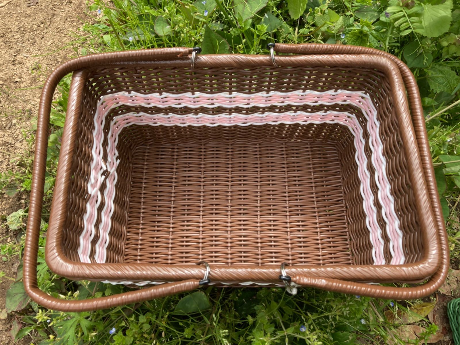 篭バック　 カノン、ブラウン(シバヤマさんの手づくりカゴ)昭和レトロ 篭バック カノン、ブラウン(シバヤマさんの手づくりカゴ)昭和レトロ 帯