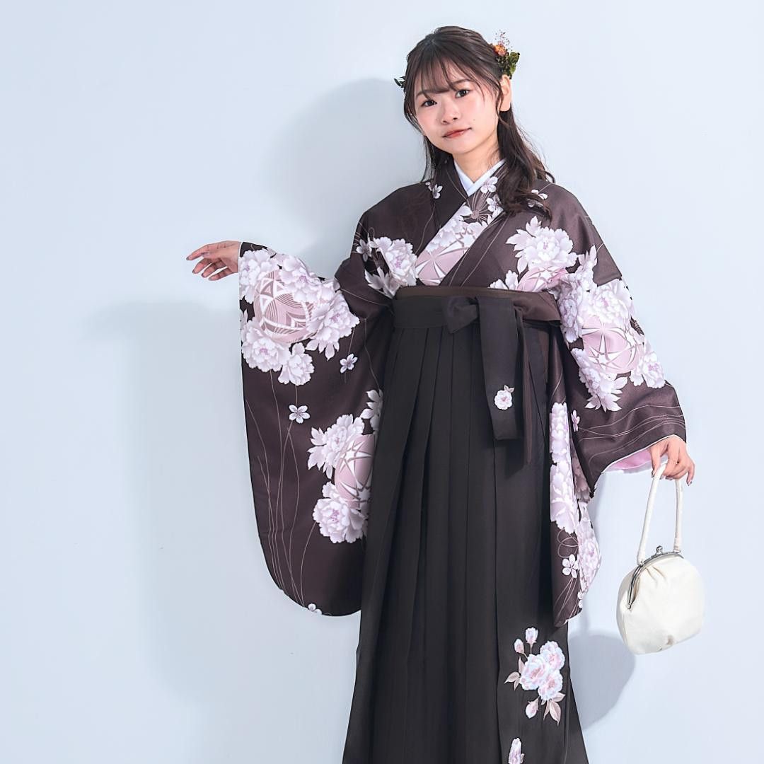 七五三 3歳男の子 着物・袴セット 紺系 五つ紋 富士山 兜 日本製 新品