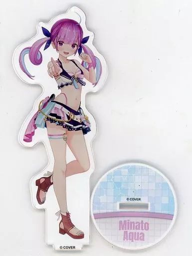 湊あくあ 3Dアクリルスタンド サマースプラッシュパーティーver