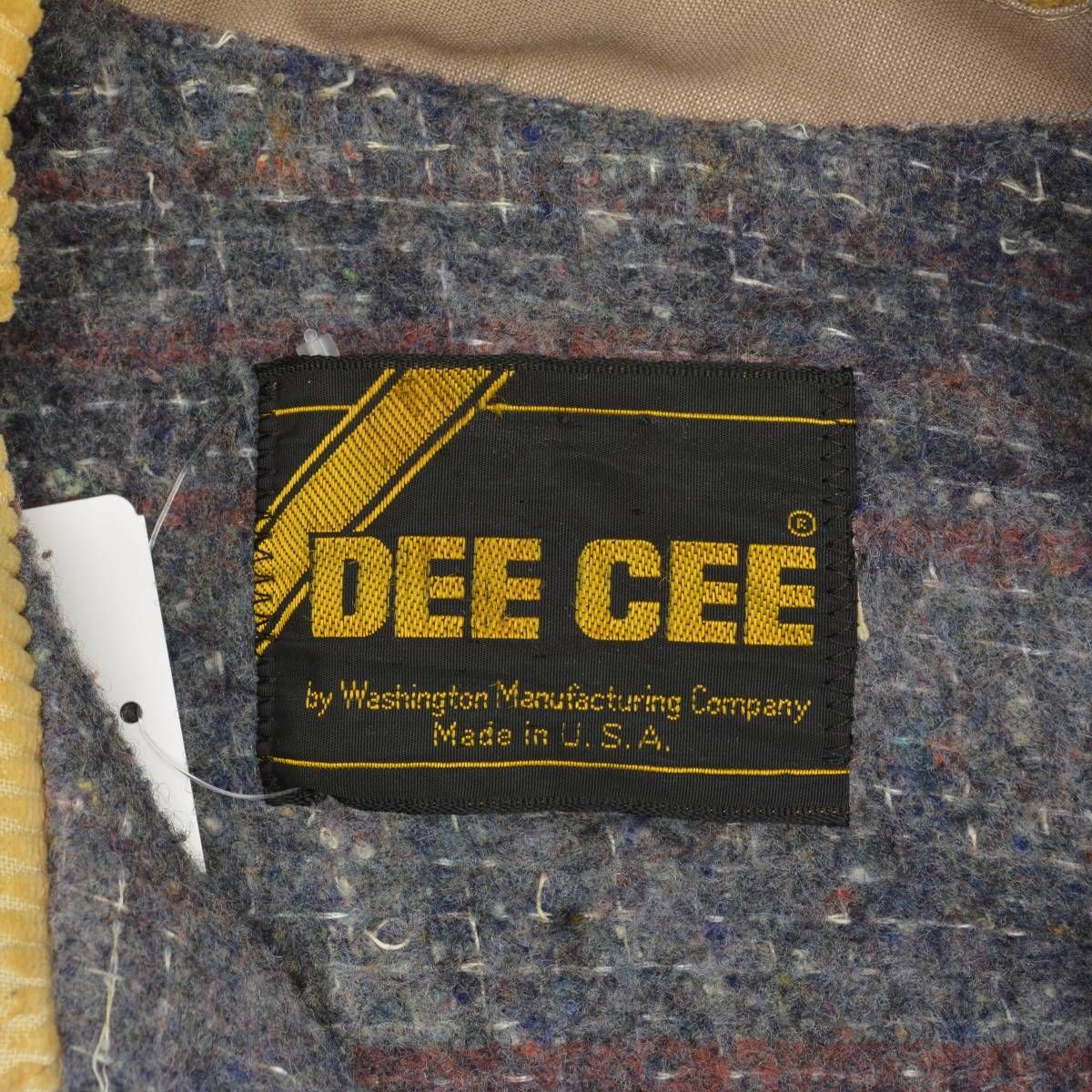 80年代　DEECEE デニムジャケット　パッチ付 80s Dee Cee BRAND ディーシー デニムジャケット USA製 ライト