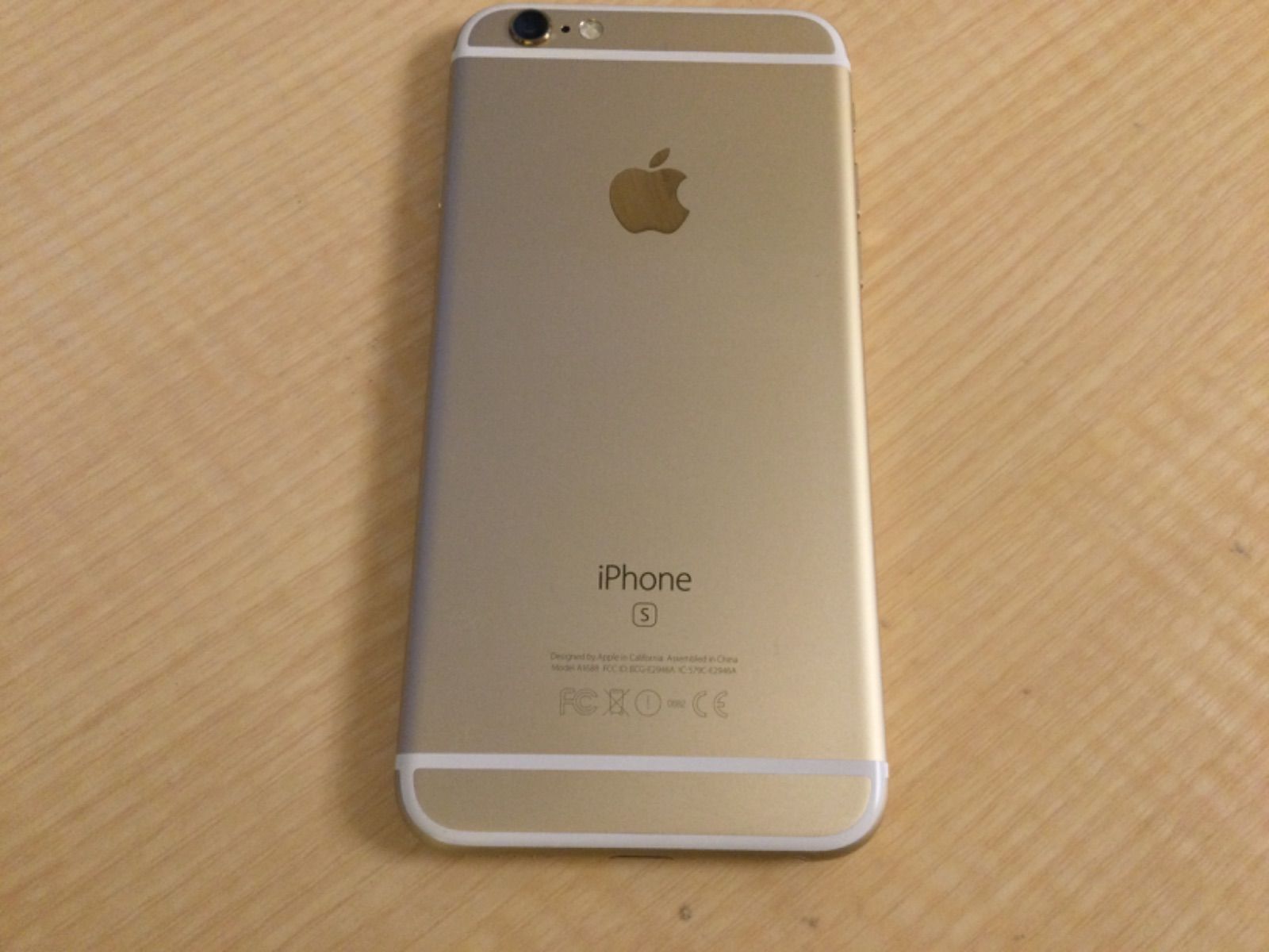 中古品】SIMフリー iPhone 6s 64GB ゴールド バッテリー交換済み 管理 