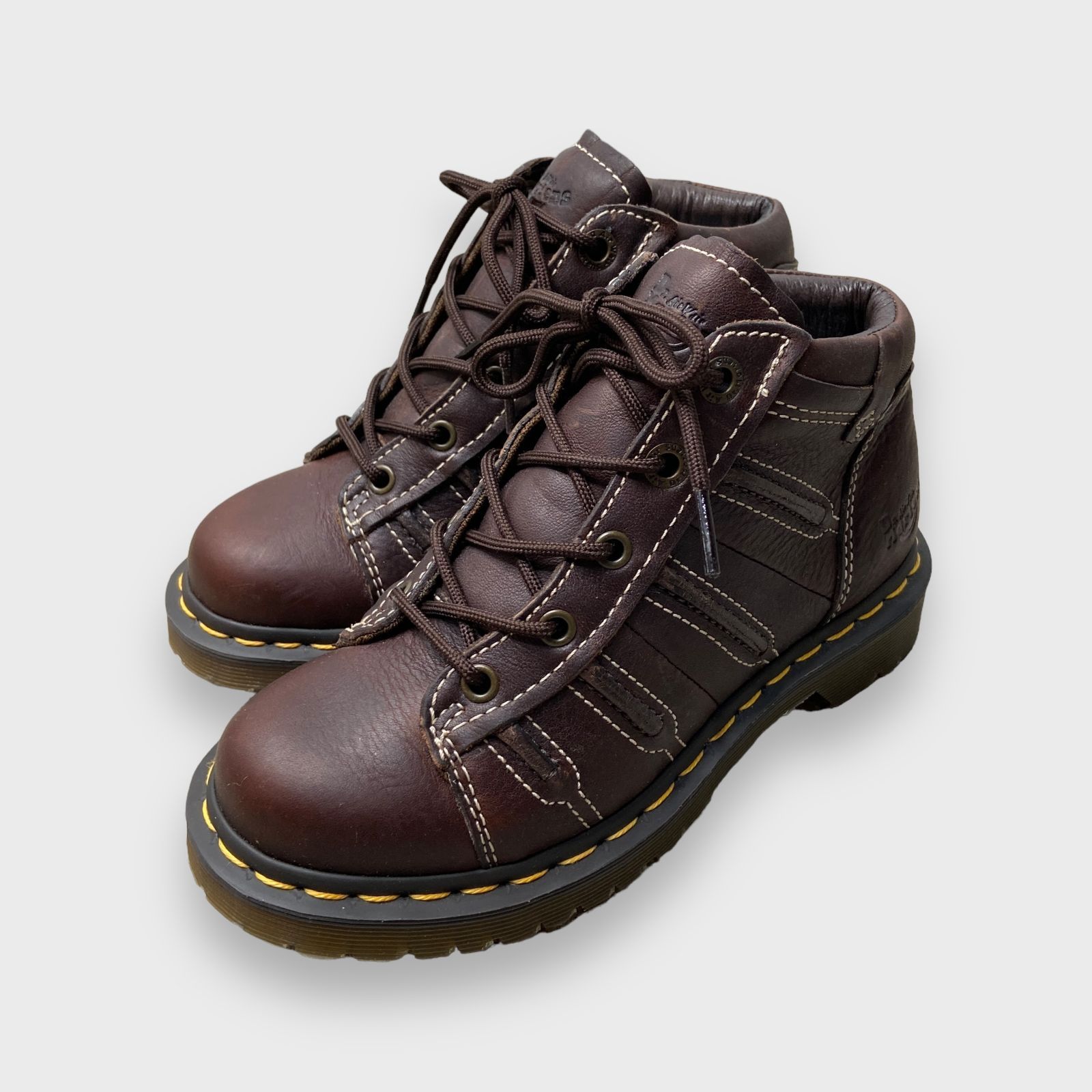 ☆美品☆Dr.Martens☆5ホールブーツ☆ミドルカットブーツ☆ブラウン 