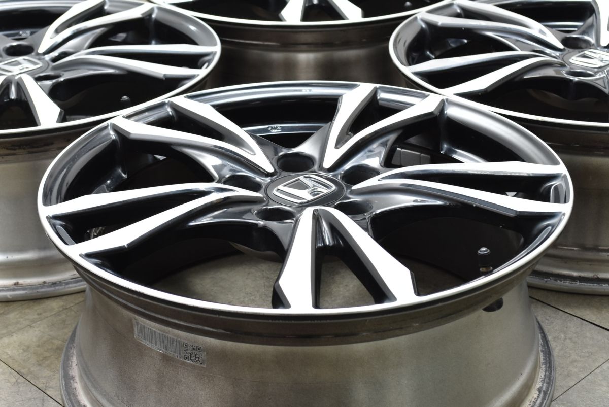 ホンダ CR-Z α ドレスト レーベル 純正 17in 6.5J 45 PCD114.3 4本 オデッセイ アコード ステップワゴン スタッドレス用等にも