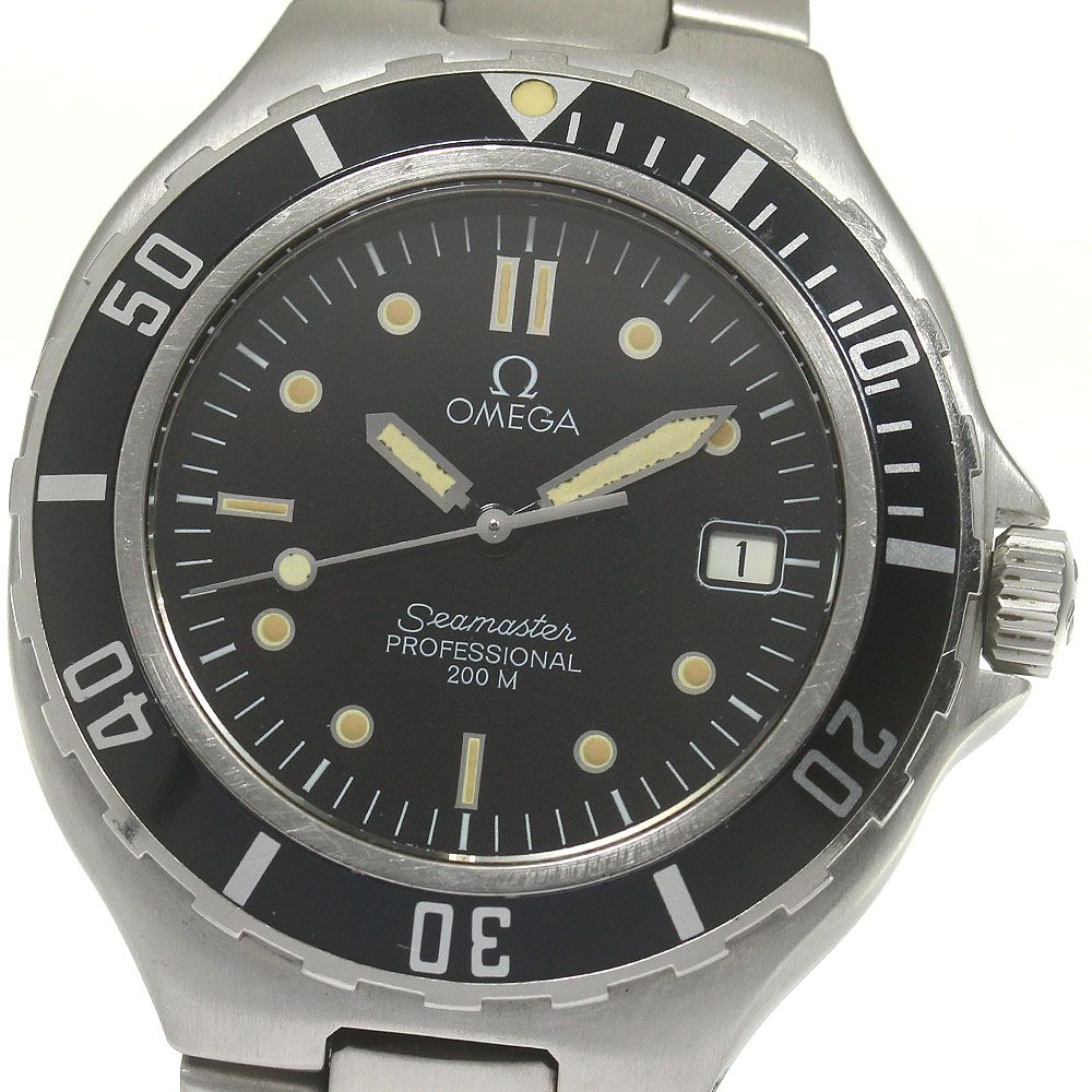 オメガ OMEGA シーマスター200m デイト クォーツ メンズ_843225
