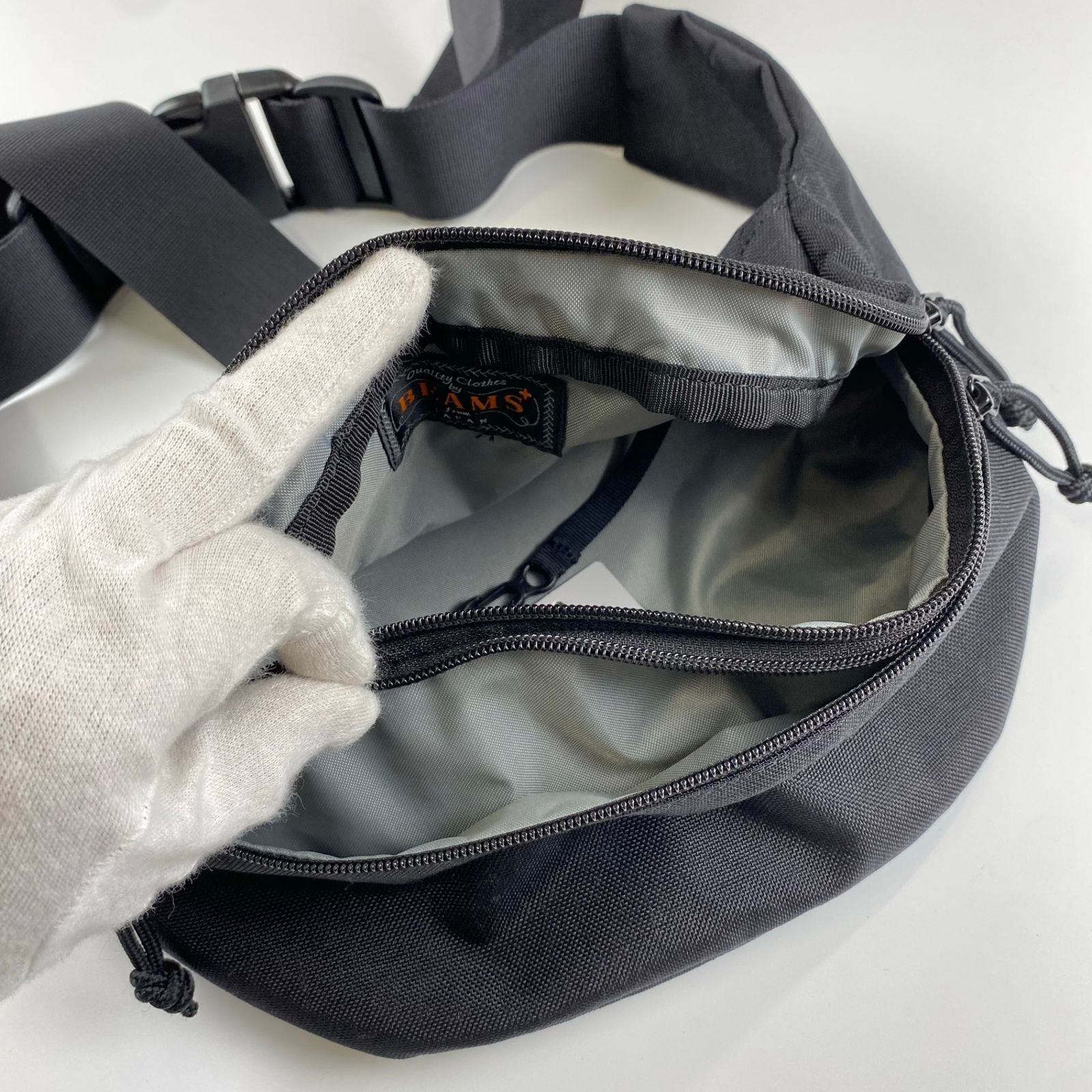 BEAMS PLUS ビームスプラス / 2 Zip Waist Pack ウエストバッグ - メルカリ