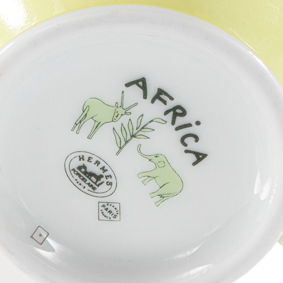 HERMES エルメス クリーマー Africa アフリカ イエロー グリーン【中古  