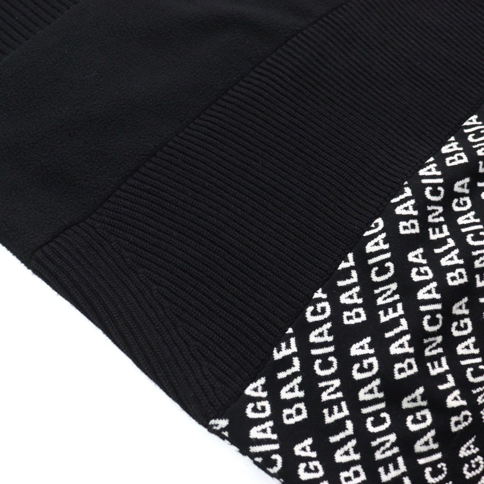 BALENCIAGA 総柄オーバーサイズニットセーター美品 美品○BALENCIAGA