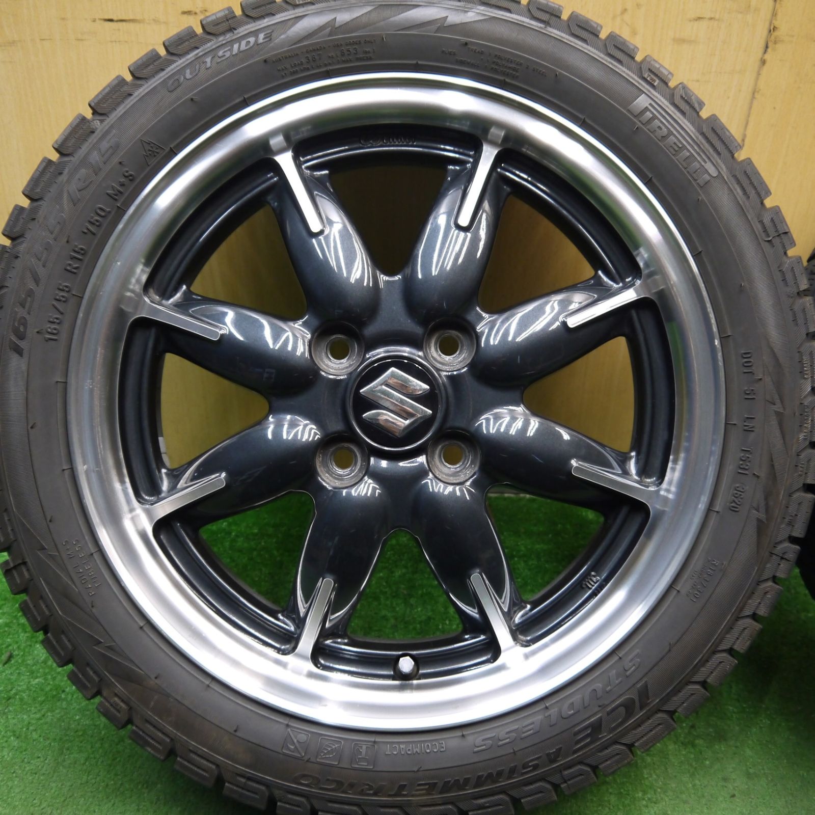 バイキンマン スズキ アルトRS ターボ 165/55R15 バイキンマン様専用