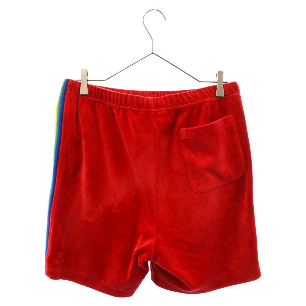 SUPREME (シュプリーム) 21SS×HYSTERIC GLAMOUR Velour Short ヒステリックグラマー ベロアショーツ  ハーフパンツ ショートパンツ レッド - メルカリ