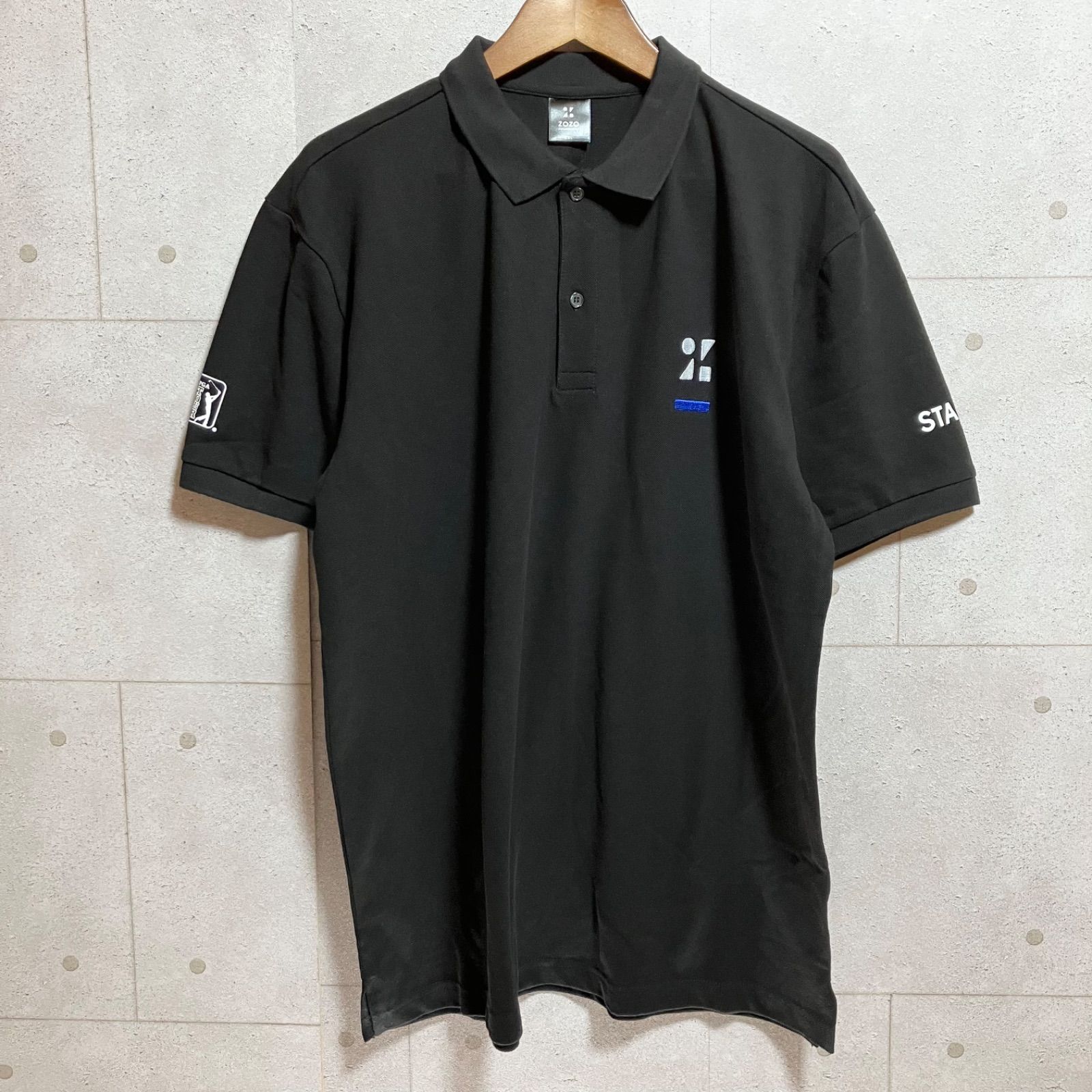CLUBHAUS × ZOZO CHAMPIONSHIP ポロシャツ 黒 ZOZO - 【希少品】ZOZOチャンピオンシップ ポロシャツの通販 by