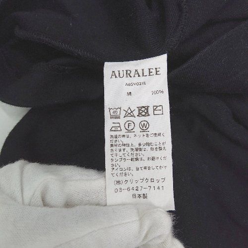 ◇ AURALEE IENA イエナ 長袖 カットソー サイズ1 ブラック レディース E  【1408220007950】