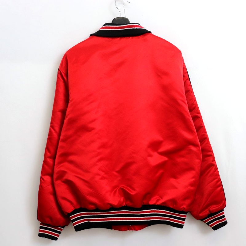 80s USA製 vintage NortH TraIL 裏地キルティング スタジャン