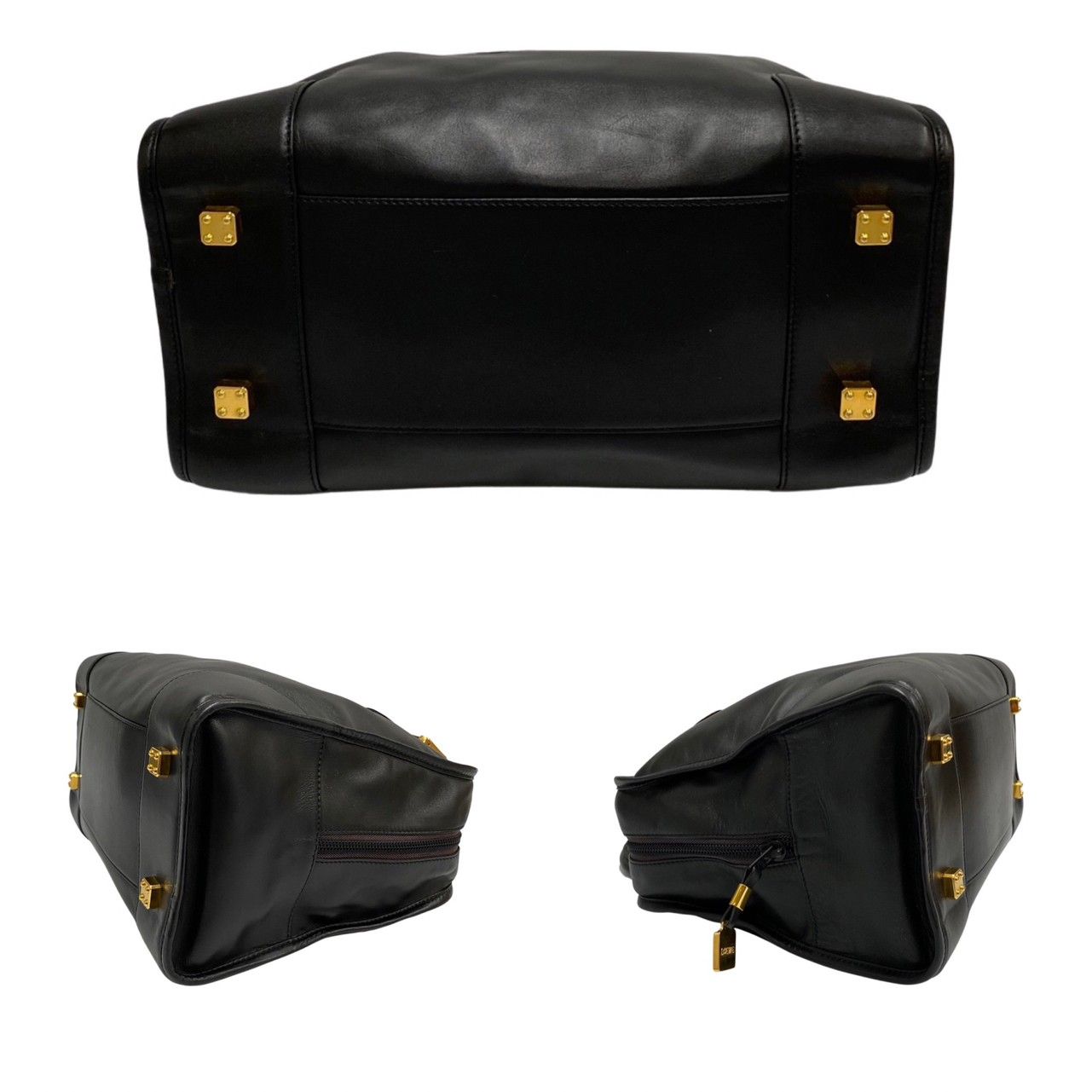 極 美品 希少品 LOEWE ロエベ アマソナ 32 アナグラム ロゴ レザー 本