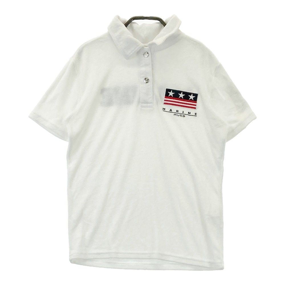 サイズ：M MUTA MARINE ムータマリン 半袖ポロシャツ パイル地