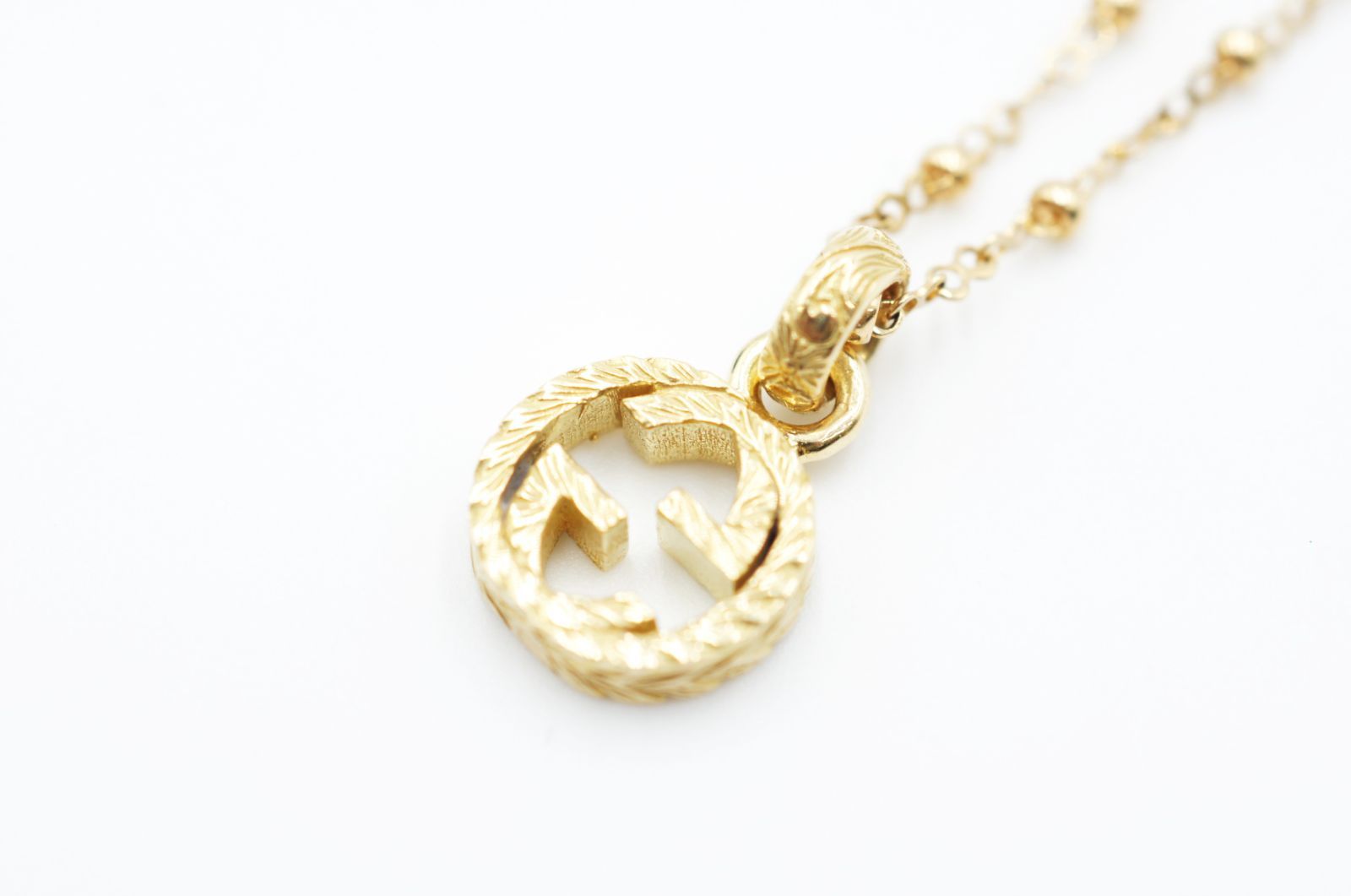 GUCCI グッチ インターロッキングG ネックレス 603619 YG 18K GUCCI グッチ インターロッキングG ネックレス 603619 YG 18K