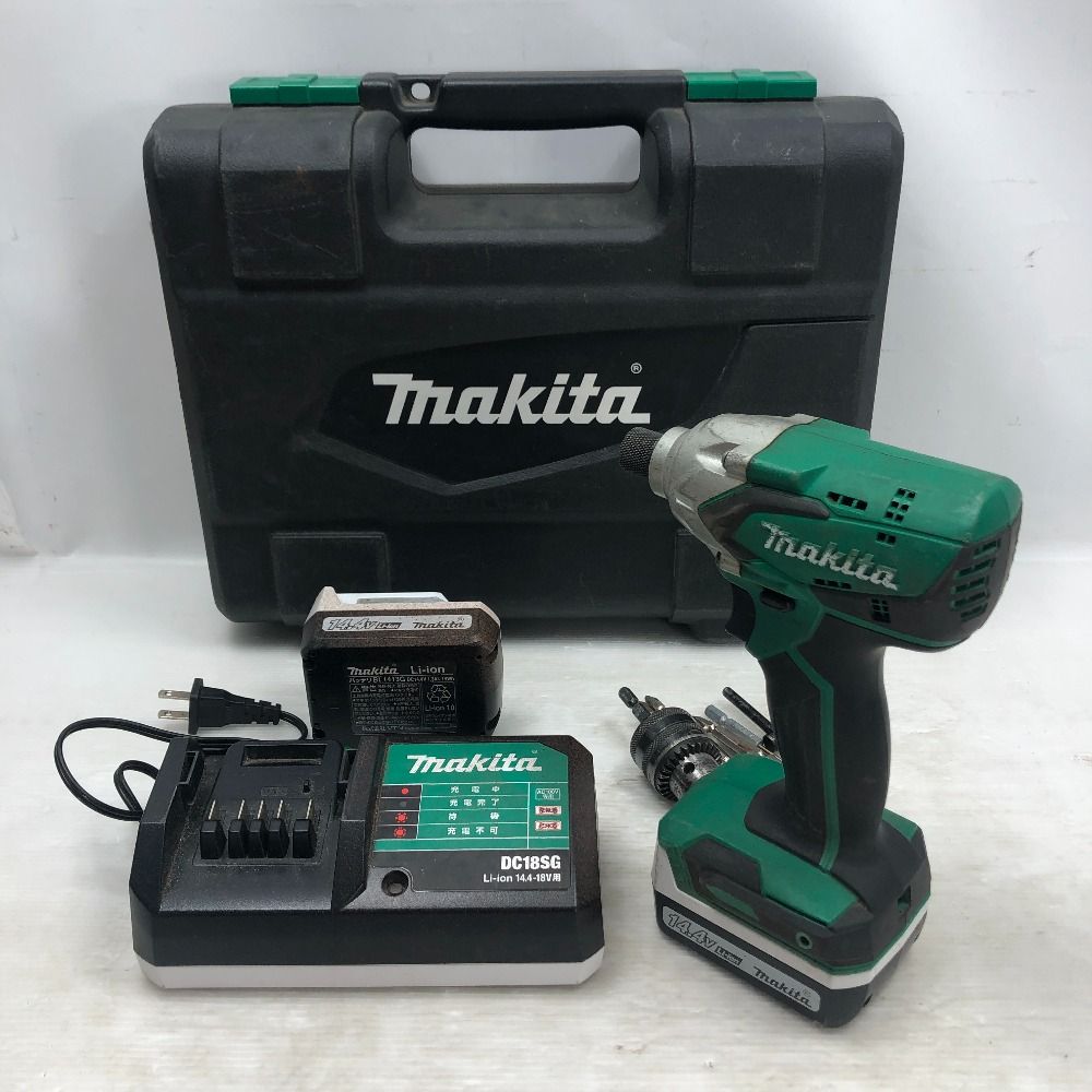 ◇◇MAKITA マキタ インパクトドライバ 充電器・充電池2個・ケース付 