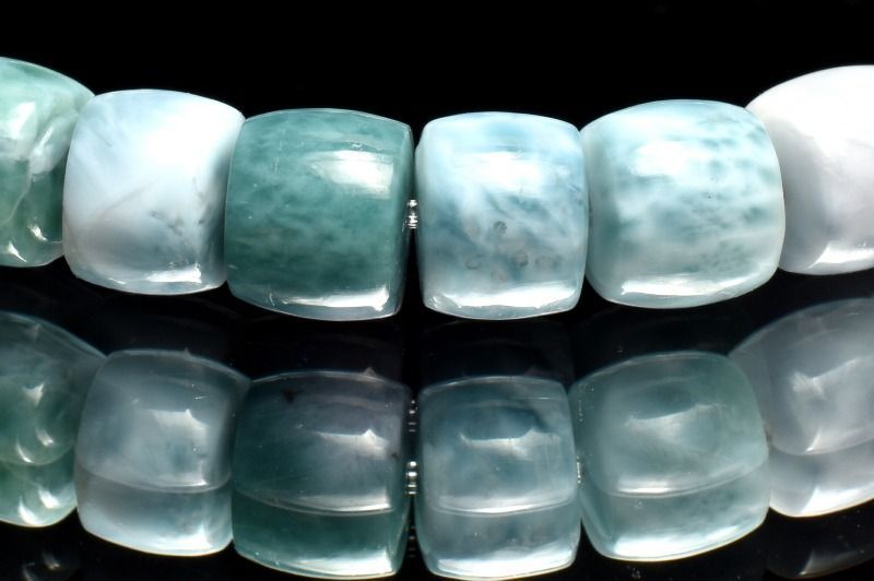 １点物 人気アイテム パープルラリマー 5.5-6x7mm チューブ ブレスレット パワーストーン 天然石 _MB257