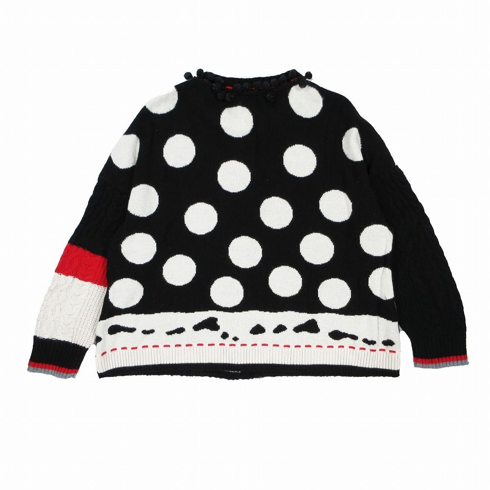 OLLEBOREBLA アルベロベロ 犬 ブタ 女の子柄 カーディガン トップス アルベロベロ カーディガン グレー 新品タグ付 ぶたさん M