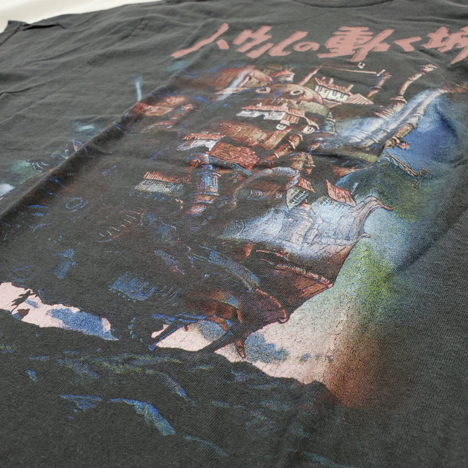 む*し様 00s ジブリ ハウルの動く城 Tシャツ レア ヴィンテージ デッドス む*し様 00s ジブリ ハウルの動く城 Tシャツ レア ヴィンテージ