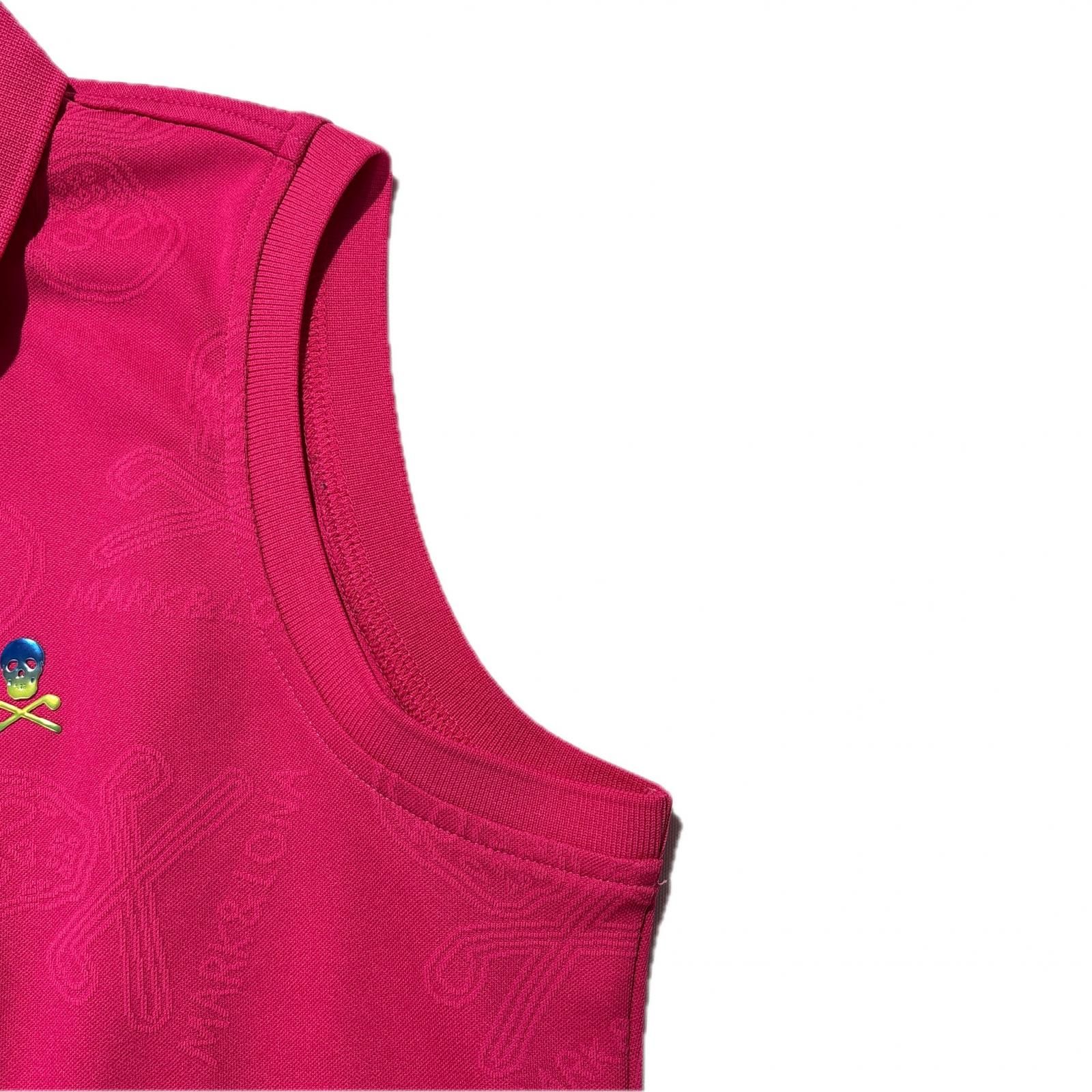 MARK&LONA 赤 ノースリーブ シャツ MARK & LONA ノースリーブシャツ 36