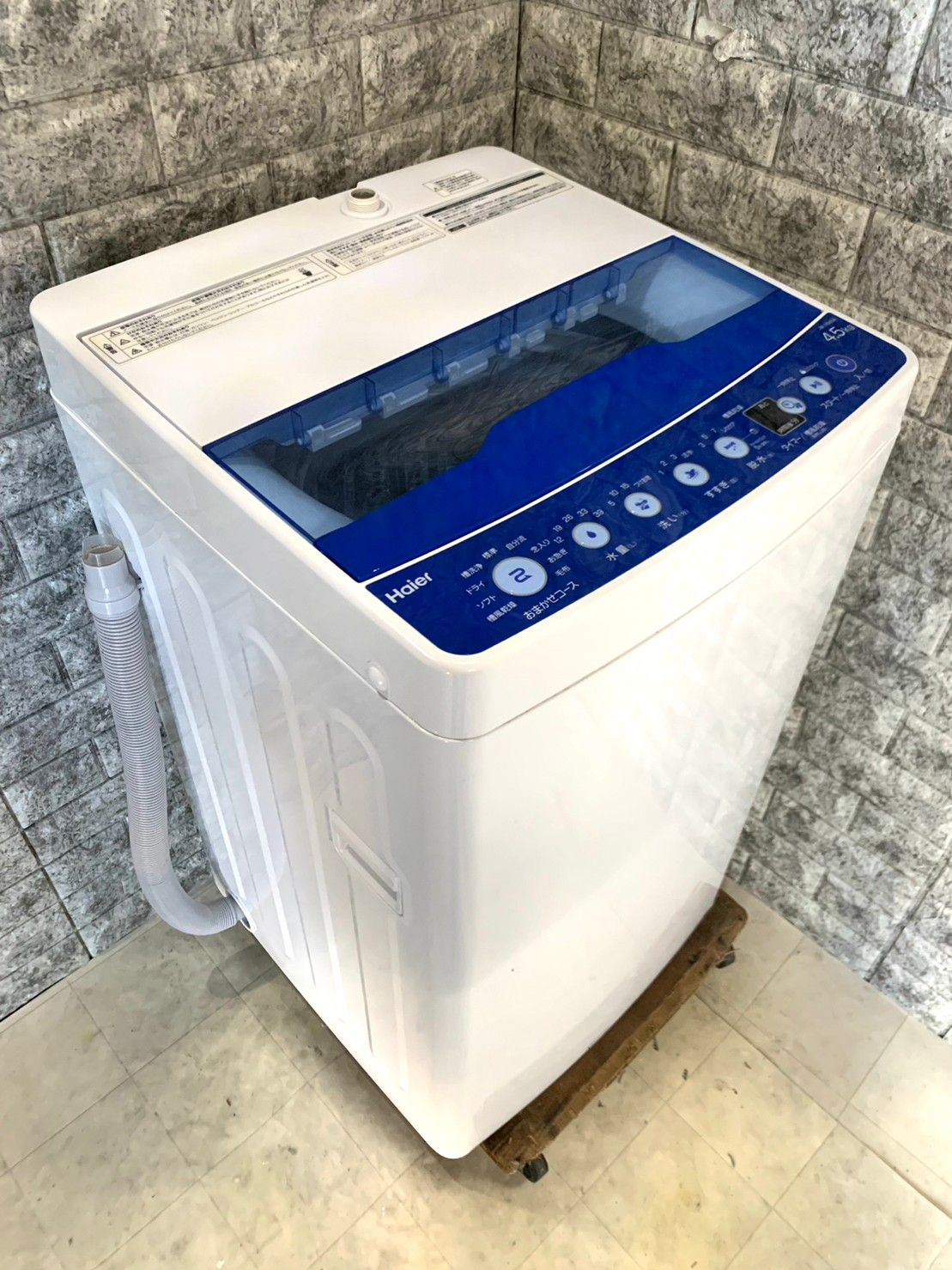 送料無料☆3か月保証付き☆2021年☆Haier☆4.5kg☆JW-HS45A☆S-112 