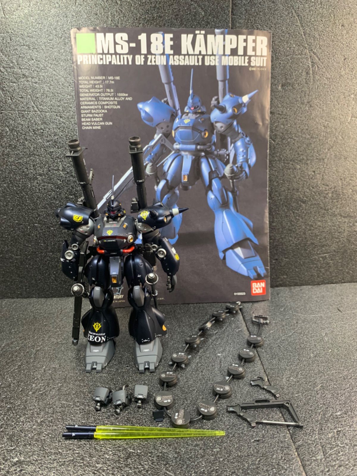 HGUC ケンプファー 完成品 HGUC ケンプファー製作 メタリック全塗装完成！ ｜ ワクガン！