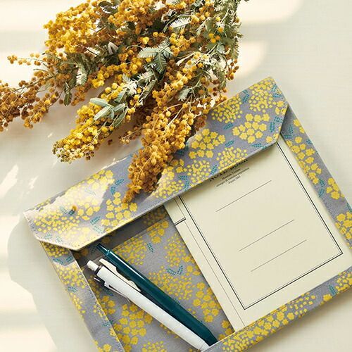 まとめ キングジム バッグインバッグ FLATTYWORKS L101ミモザ A5ヨコ ミモザ 5464-L101 ×3セット