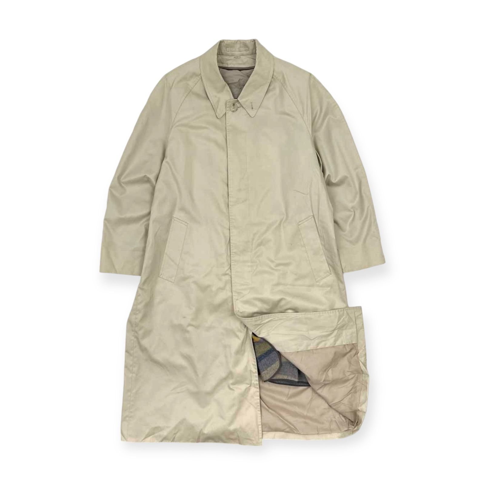PERRY ELLIS ペリーエリス ライナー付き ステンカラーコート M/ライト 