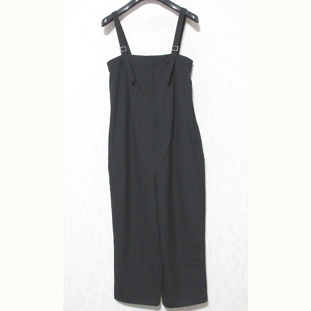 美品 スピックアンドスパン 24AW ベアオールインワン ネイビー 38