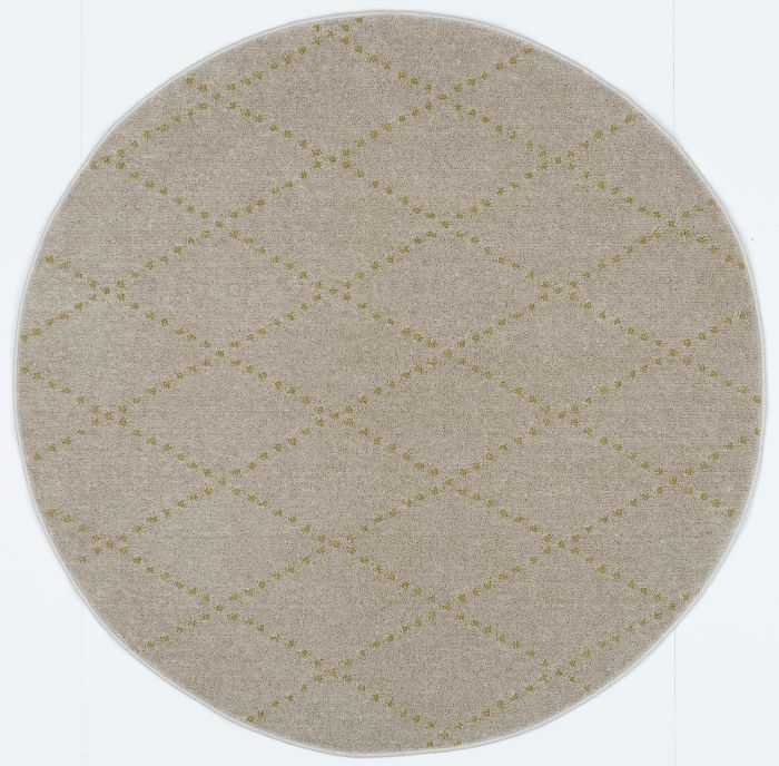 3営業日で発送 スミノエ Suminoe ラグ ベージュ 円形 150×150cm 洗える 滑り止め ポント 13285785