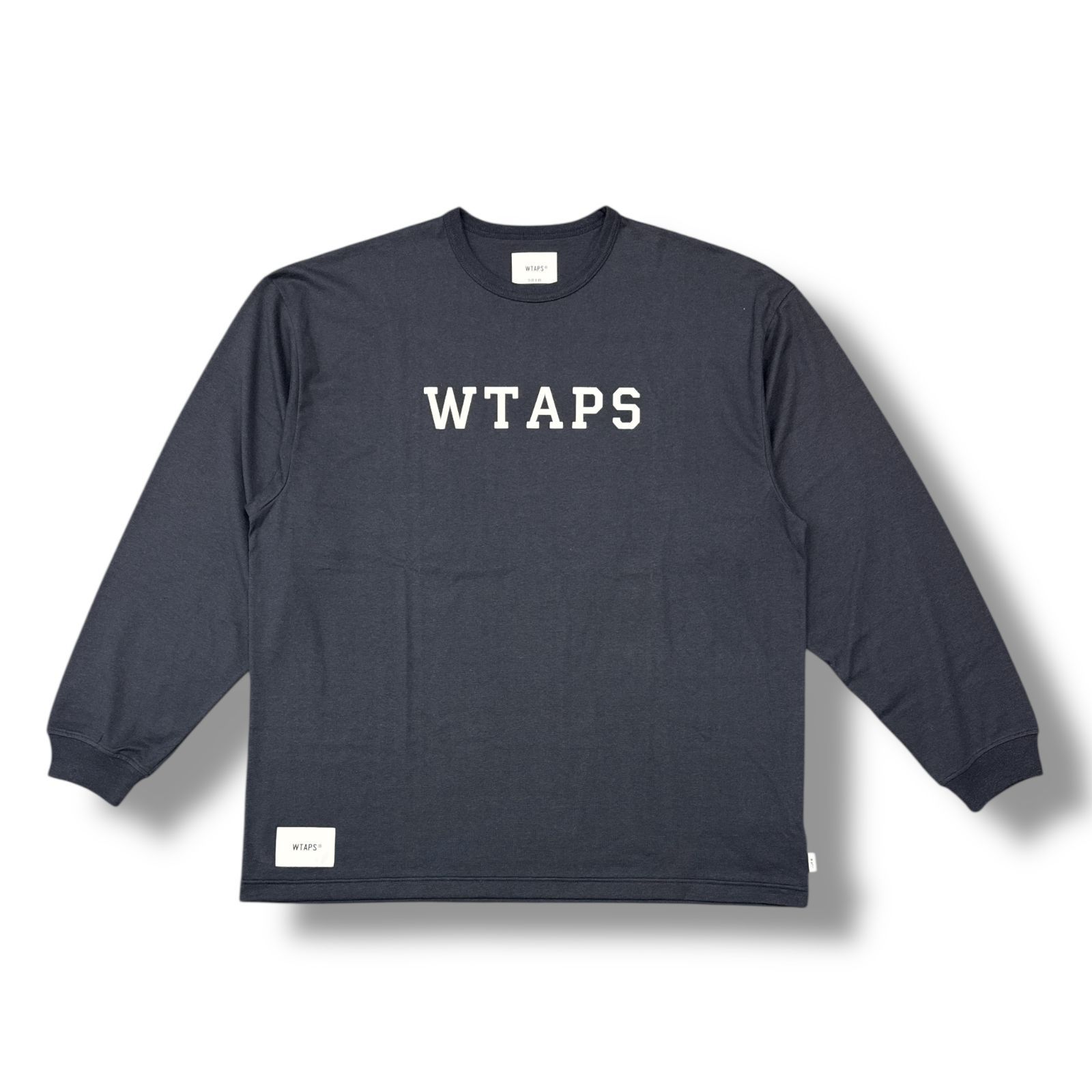 WTAPS 251ATDT-CMS18 NAVY 長袖カットソー美品 WTAPS 251ATDT-CMS18 NAVY 長袖カットソー美品 WTAPS（ダブルタップス