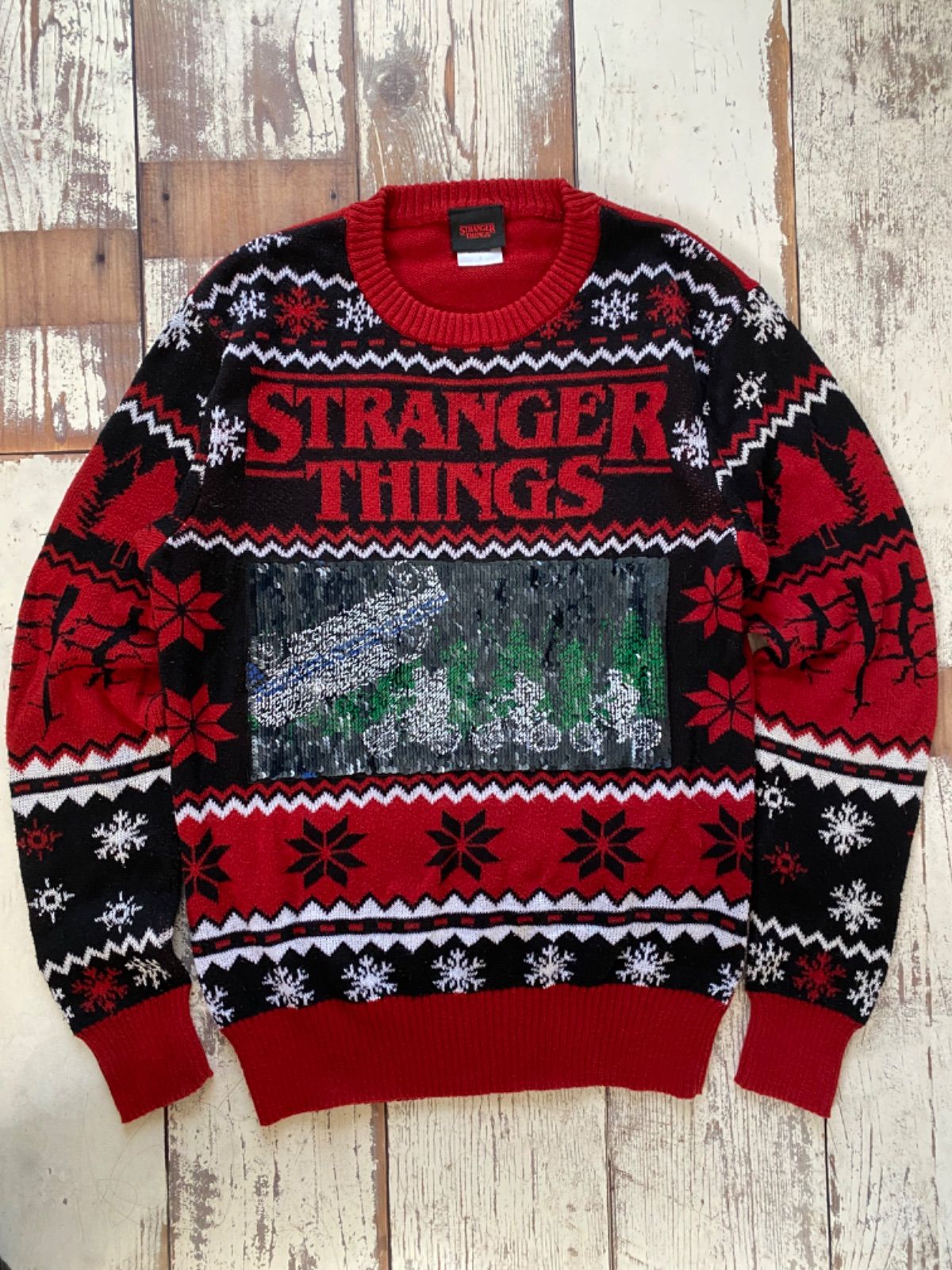 ストレンジャーシングス stranger things ニット セーター Netflix