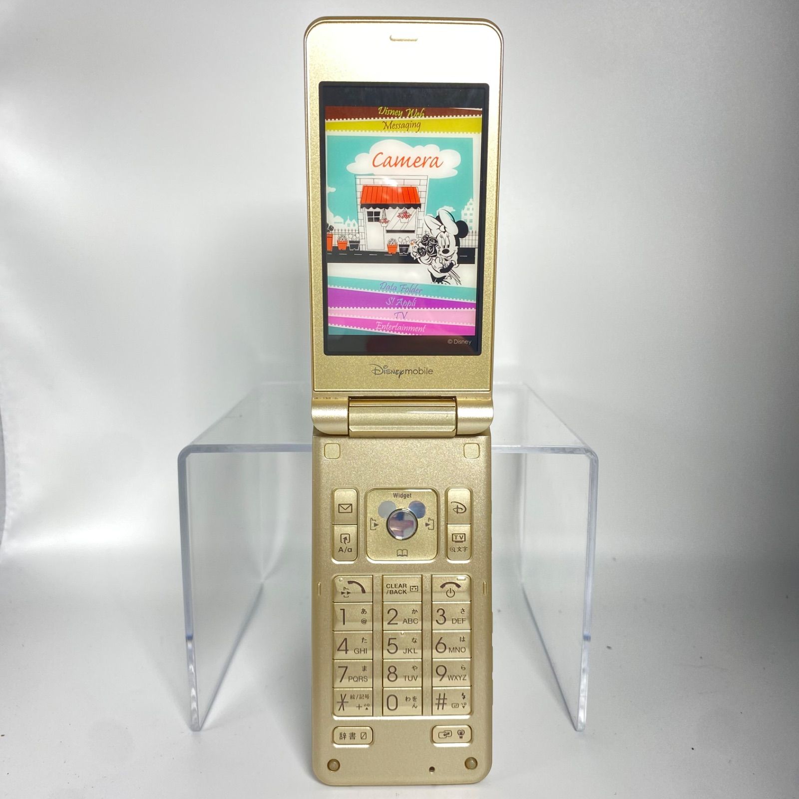 Disney mobile DM004SH CHAMPAGNE モックアッ模型 ディズニーモバイル - メルカリ