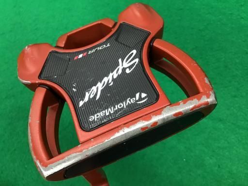 テーラーメイド Spider Tour RED サイトライン クランクネック 33インチ パター PT スチール フレックスその他 メンズ 男性用 右利き 右用 Cランク ゴルフクラブ