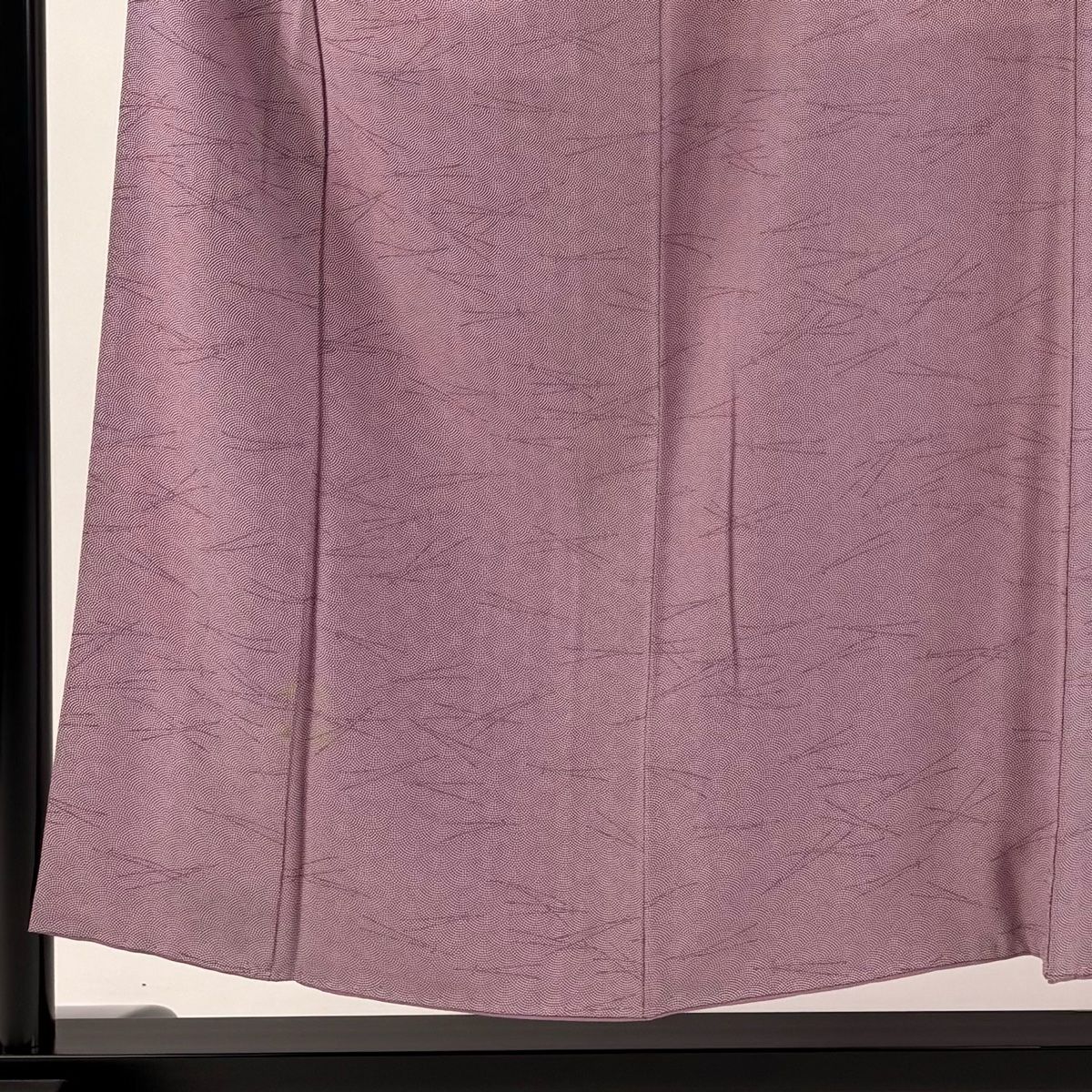 ★専用★美品 小紋 鮫小紋 紅紫色 身丈156.0cm 裄丈64.5cm 袷 美品 小紋 鮫小紋 紅紫色 身丈156.0cm 裄丈64.5cm 袷 正絹