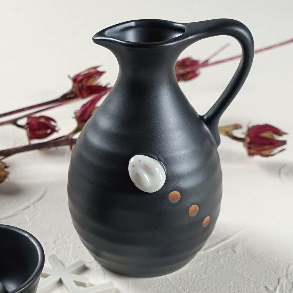 ⭐️超レア品⭐️深川製磁 月見うさぎ 酒器揃い　徳利 盃 セット 酒器 ぐい呑 ⭐️超レア品⭐️深川製磁 月見うさぎ 酒器揃い 徳利 盃 セット 酒器