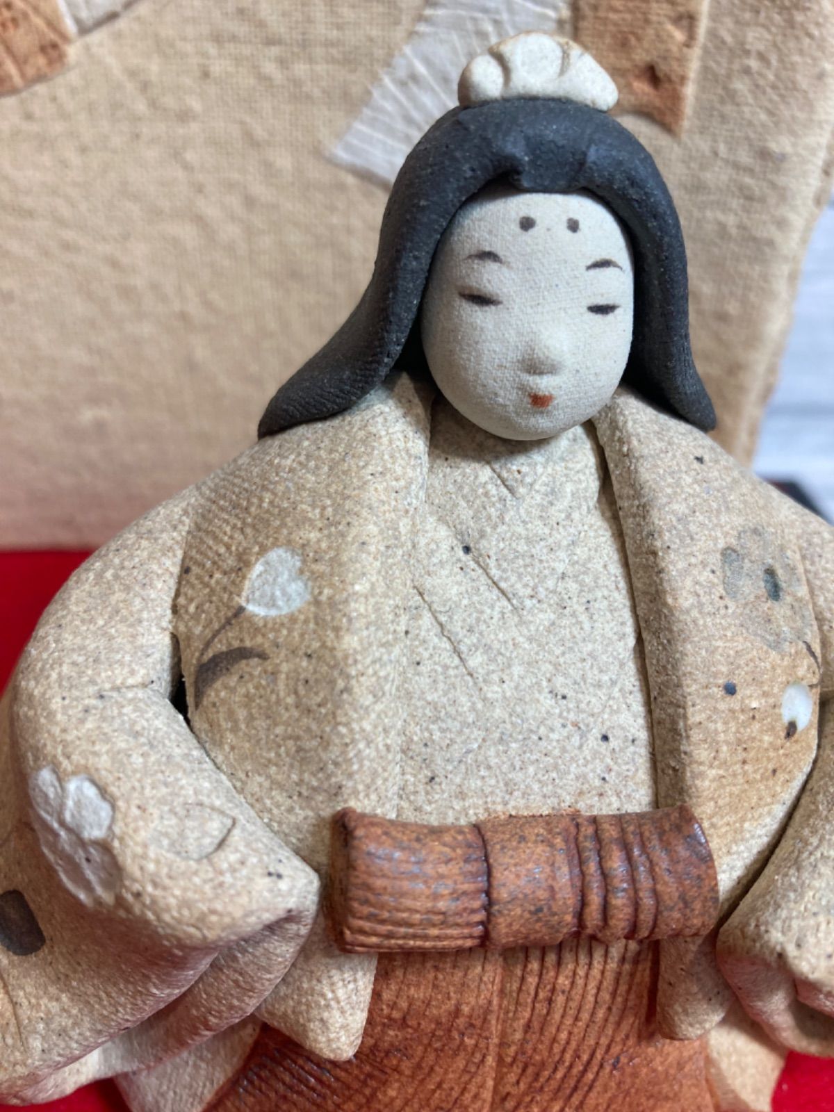 新品】陶びな 作家 滝上真由美 雛人形 ひな人形 お雛様 陶人形 初節句