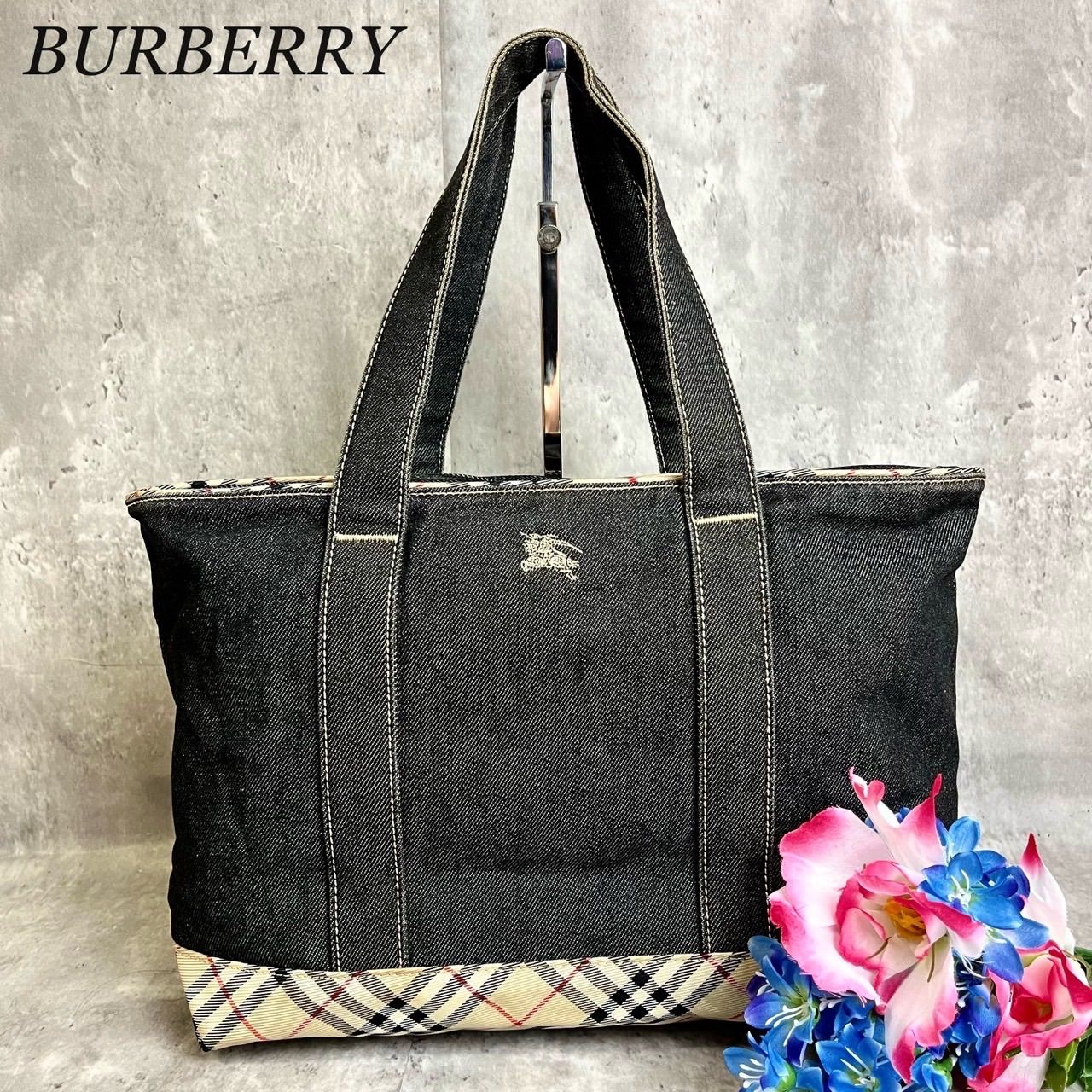 BURBERRY 気安い デニムトートバッグ ノバチェック 売買されたオークション情報 落札价格 【au payマーケット】の商品情報をアーカイブ公開