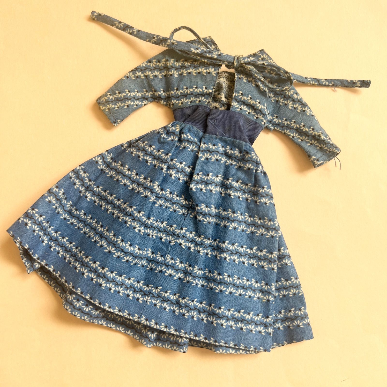 ヴィンテージバービー 洋服 ワンピース #B955 マテルタグ付 昭和レトロ 
