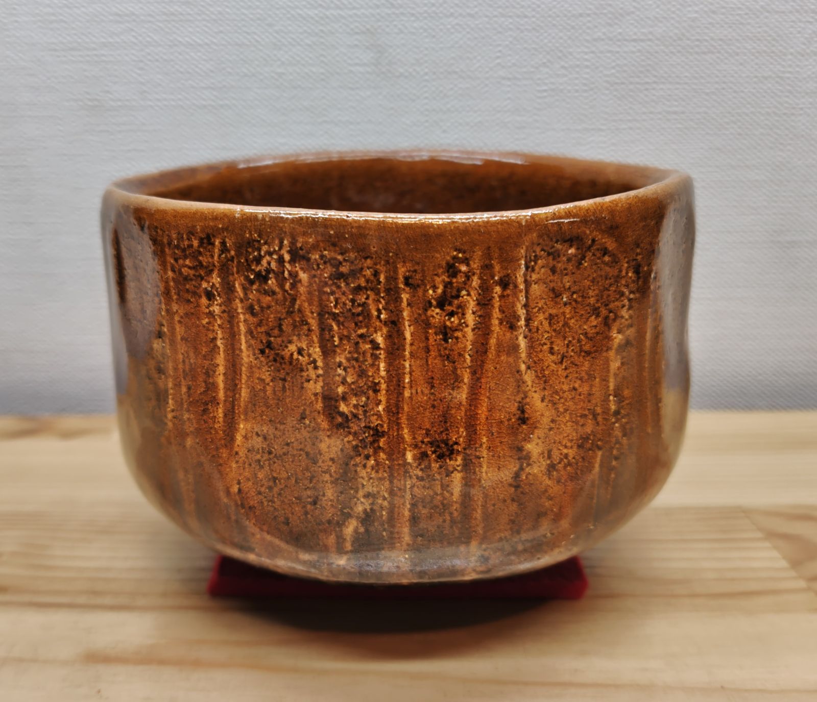 茶道具 茶碗 伊羅保 千家窯 晃三 茶道具 茶碗 伊羅保 千家窯 晃三