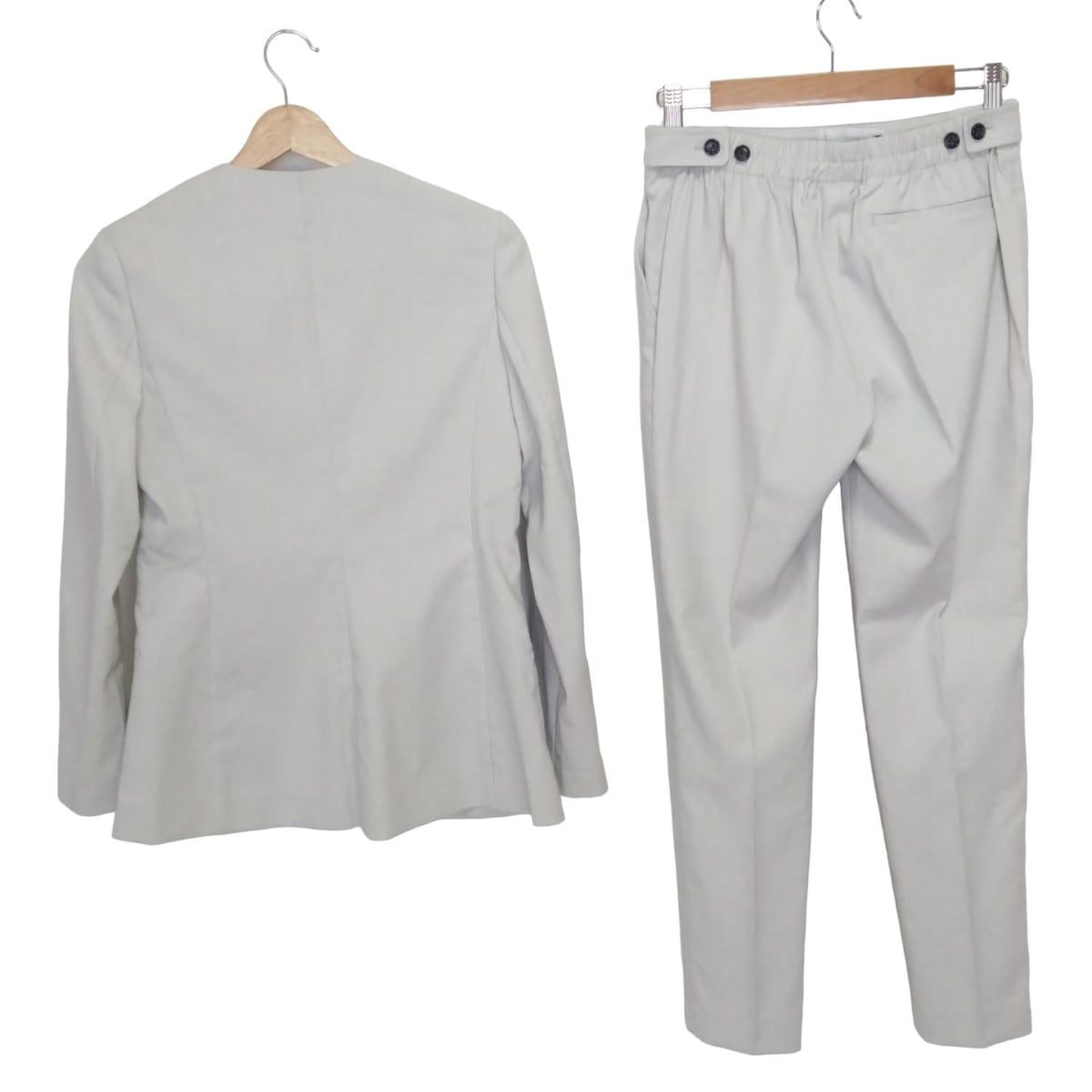 theory セオリー レディースパンツスーツ レディース - グレーベージュ