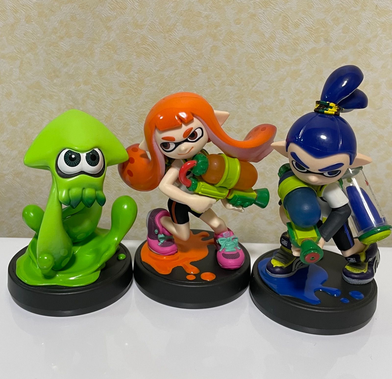 amiibo アミーボ スプラトゥーン ガール ボーイ イカ - メルカリ