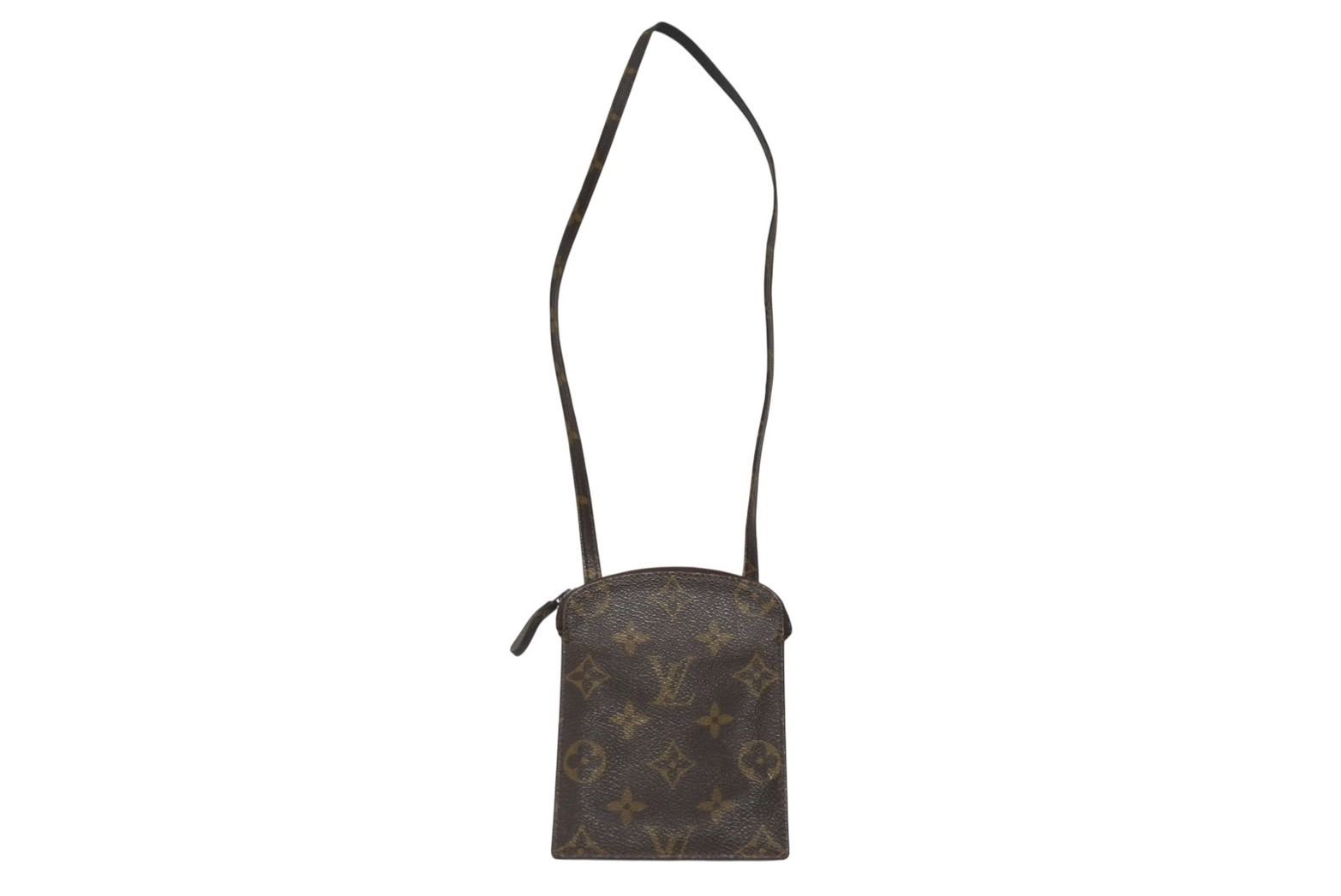LOUIS VUITTON ルイヴィトン モノグラム ポシェット セクレ ショルダーポーチ ショルダーバッグ ブラウン M45484 良品 中古 4b005968 LOUIS VUITTON ルイヴィトン モノグラム ポシェット セクレ ショルダー